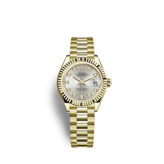 Rolex Replica Watch Lady-Datejust 28, 18k Yellow Gold, 279178-0015