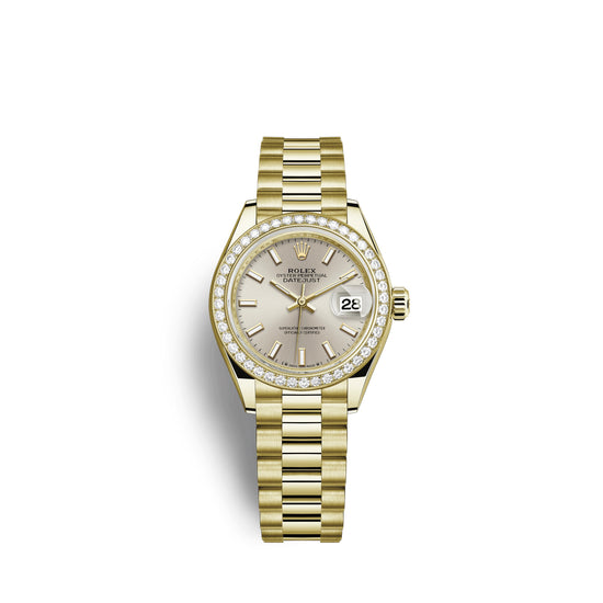 Rolex Replica Watch Lady-Datejust 28, 18kt Yellow Gold and diamonds, 279138RBR-0005