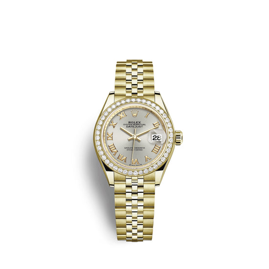 Rolex Replica Watch Lady-Datejust 28, 18kt Yellow Gold and diamonds, 279138RBR-0018