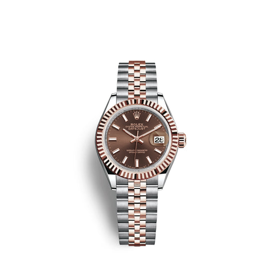 Rolex Replica Watch Lady-Datejust 28, Oystersteel and 18k Everose Gold, 279171-0017
