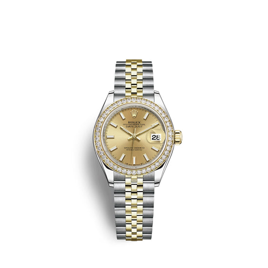 Rolex Replica Watch Lady-Datejust 28, Oystersteel and 18k Yellow Gold, 279383RBR-0001
