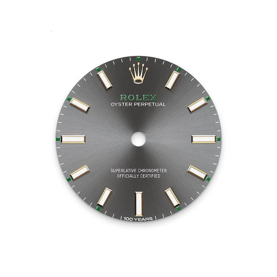 Rolex Replica Watch Oyster Perpetual 31, Oystersteel and 18k Yellow Gold, 31mm, Slate dial, Domed Oyster, 277203-0001