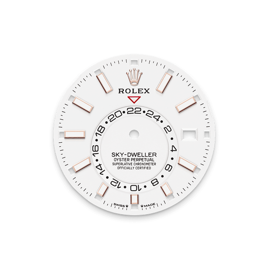 Rolex Replica Watch Sky-Dweller, 42mm, 18k Everose Gold, 336235-0003