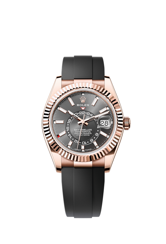 Rolex Replica Watch Sky-Dweller, 42mm, 18k Everose Gold, 336235-0004