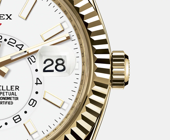 Rolex Replica Watch Sky-Dweller 42mm, 18k Yellow Gold, 326938-0005