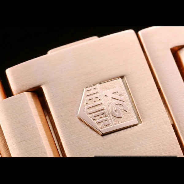 Tag Heuer Carrera Rose Gold Case White Dial new58749