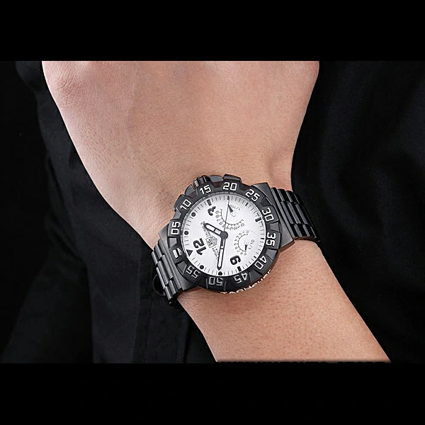 Tag Heuer Formula One Calibre S White Dial Ion Plated Steinless Steel Bracelet new60194