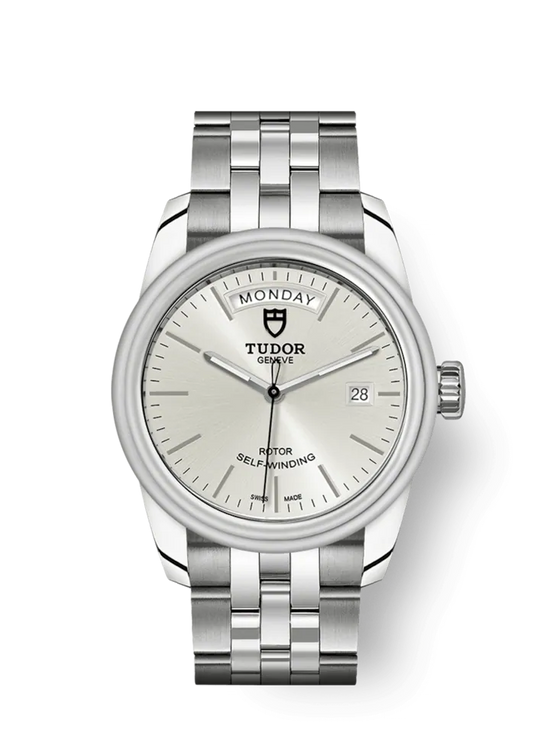Tudor Replica Watch Glamour Date+Day, Stainless Steel, 39mm, M56000-0005