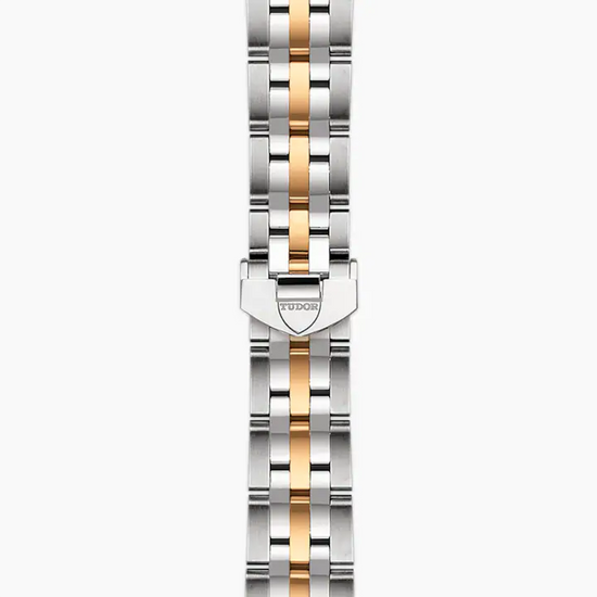 Tudor Replica Watch Glamour Date, Stainless Steel and 18k Yellow Gold with Diamond-set, 36mm, M55003-0083