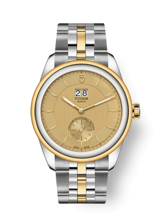 Tudor Replica Watch Glamour Double Date, Stainless Steel and 18k Yellow Gold, 42mm, M57103-0003
