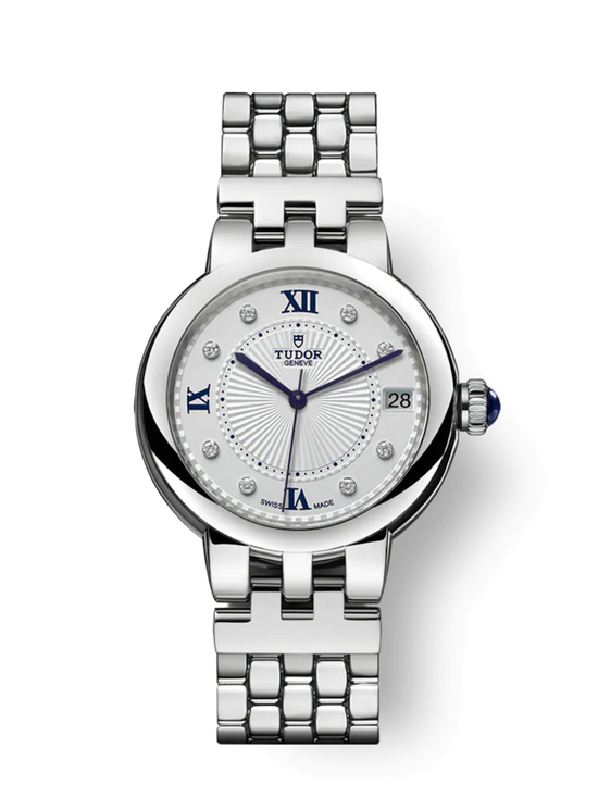 Tudor Replica Watch Ladies Clair De Rose, Stainless Steel with Diamond-set, 34mm, M35800-0004