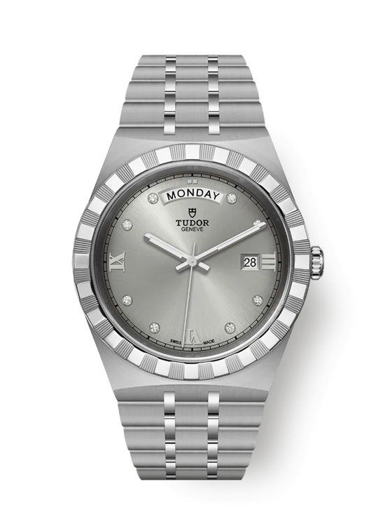 Tudor Replica Watch Royal, Stainless Steel and Diamond-set, 41mm, M28600-0002
