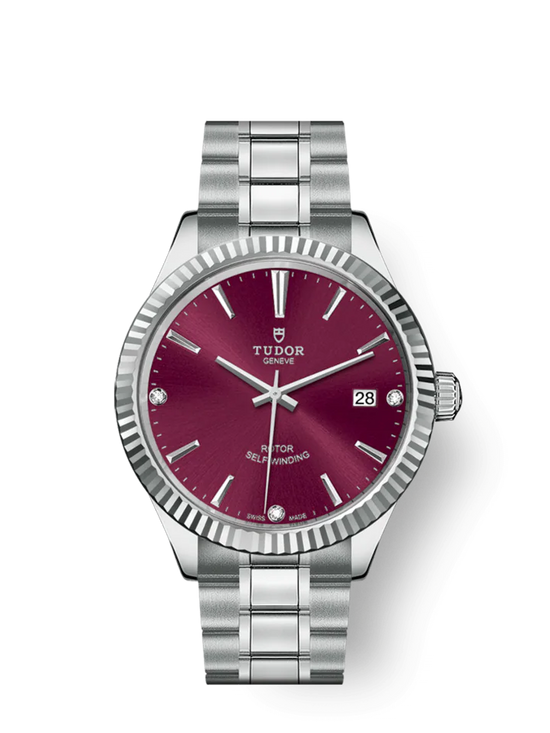 Tudor Replica Watch Style, Stainless Steel and Diamond-set, 38mm, M12510-0019